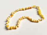 Childrens Amber Necklace - White Butter Baroque