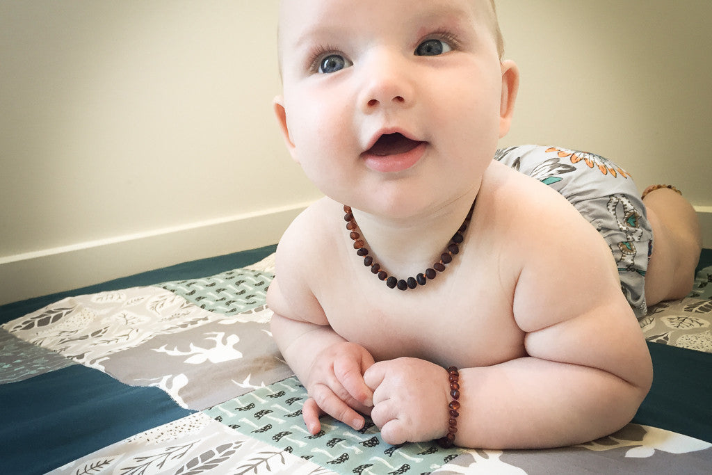 Safety first when using amber teething necklaces