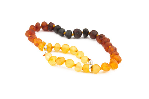 Childrens Amber Necklace - Daisy Chain