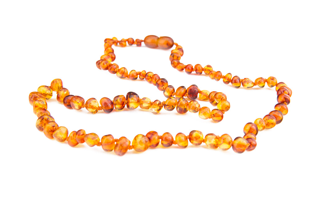 adults cognac amber necklace