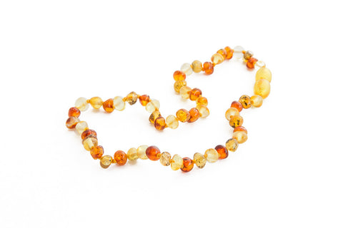 Childrens Amber Necklace - SAND DUNE